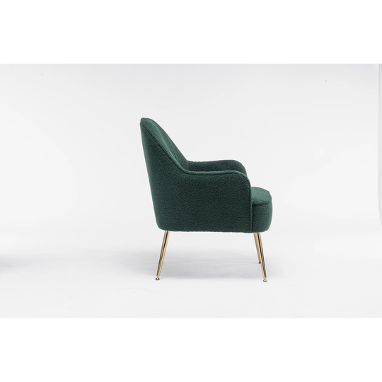 Modern Soft Teddy fabric Accent Chair Living Room Chair
