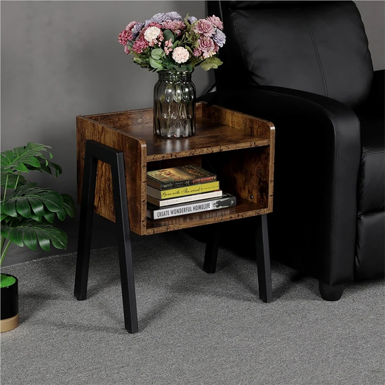 Yaheetech 2-piece Versatile Stackable End Table wIth 2-tier Chic Style
