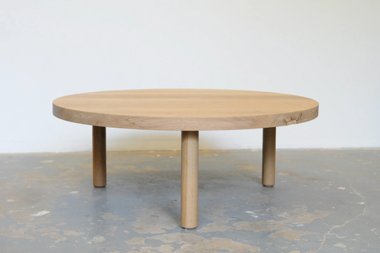 White Oak Coffee Table Free Shipping Round