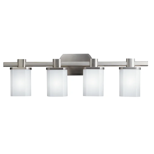 Kichler Lighting Lege Collection 4-light Brushed Nickel Bath/Vanity Light
