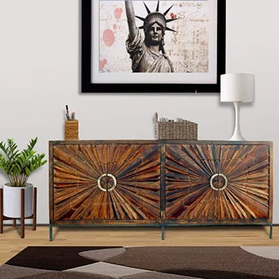 19" Wide Solid Wood Sideboard