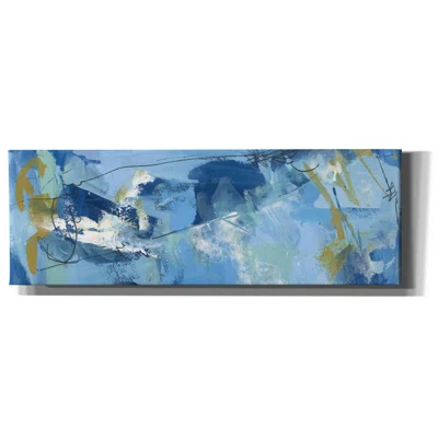 Orren Ellis 'Composition 3A' By Melissa Wang, Canvas Wall Art, 12"X36"
