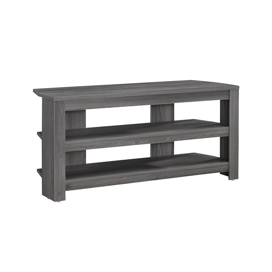 42" Fossil Gray Contemporary Rectangular TV Stand