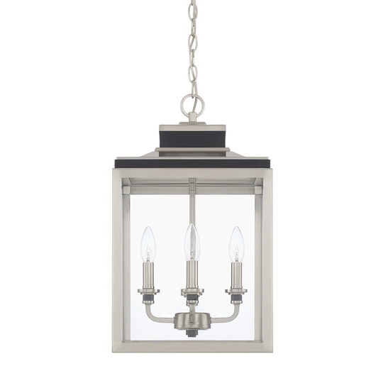 Tux 4-light Black Tie Foyer Fixture