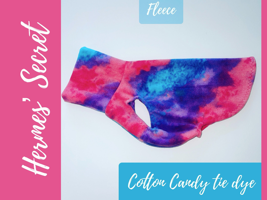 Hermes' Secret Cotton Candy Tie Dye Fleece Jammies