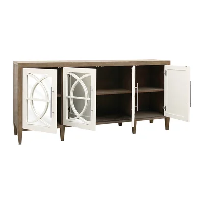 Bohl 72" Wide Mahogany Solid Wood Sideboard