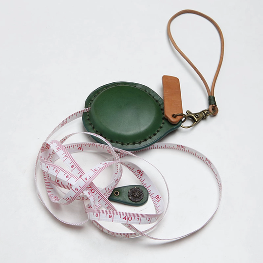 Leather Tape Measure, Portable Retractable Ruler, 60 Inch/1.5M Dual Sided Sewing Measure
