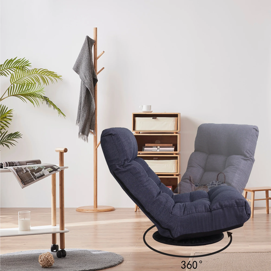 Floor Chair Single Sofa Reclining Chair Japanese Chair Lazy Sofa Tatami Balcony Swivel Reclining Chair Adjustable Chair