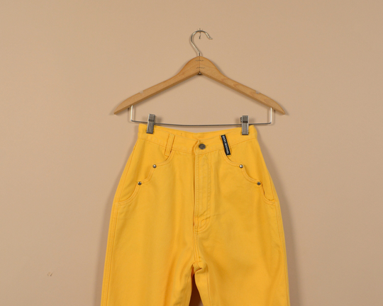 Rocky Mountain Size 22 Xxs Yellow Western High Rise Vintage Jeans