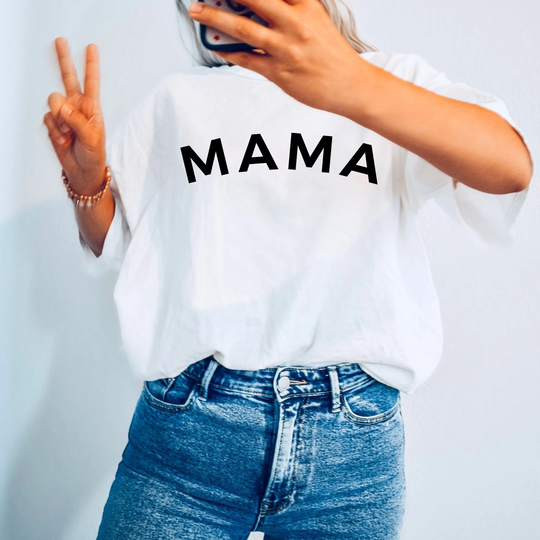 Comfort Colors® Mama Shirt | Minimalist Mama, Mom Shirt, Mommy Cute Mother's Day Gift, Shirt, Girl