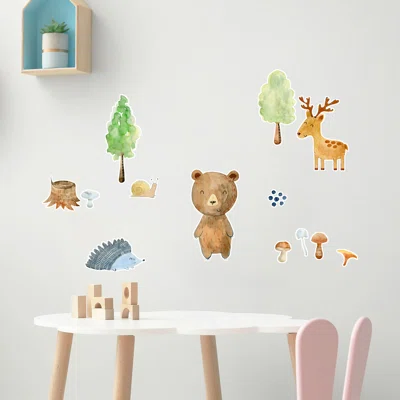 Watercolor Forest Wall Stickers