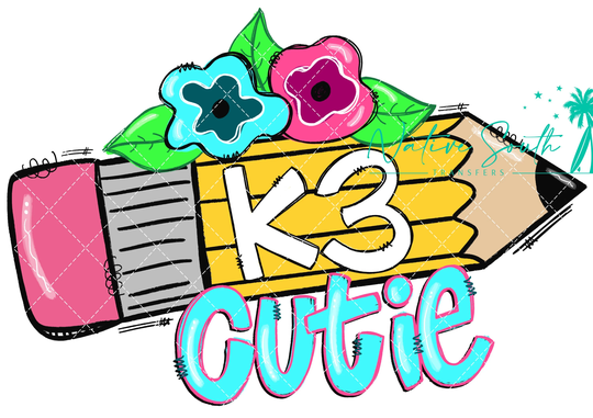 K3 Cutie Pencil Sublimation Print/Diy Sublimation/ Ready To Press Transfer/No Digitals Sold