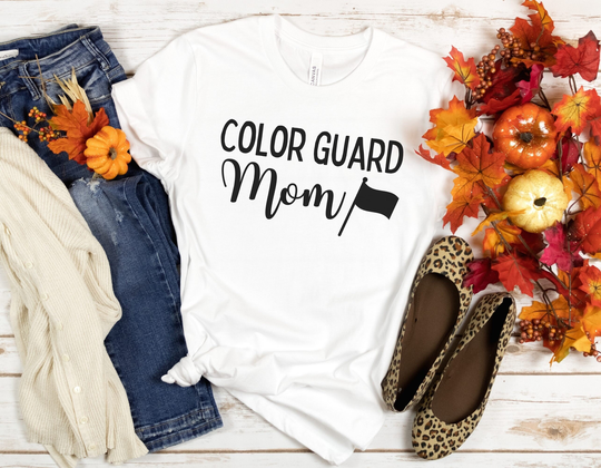 Color Guard Mom Tshirt Cute Shirt Marching Band Gift Tee