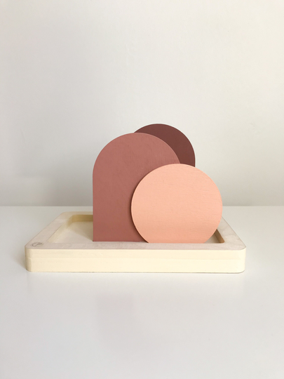 Pink Desk Organizer, Pen Pencil Box, Business Card Holder, Wood Design Office Storage, Desktop Organization, Accessory, Station