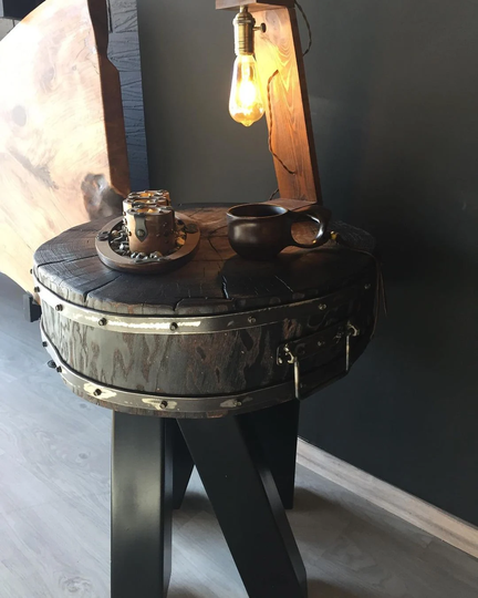 Coffee/Side/End Table Wood Raund/Epoxy Resin Live Edge Rustic Unique River Custom Reclaimed Luxury Wooden/Solid Slab Kitchen/Sehpa Table