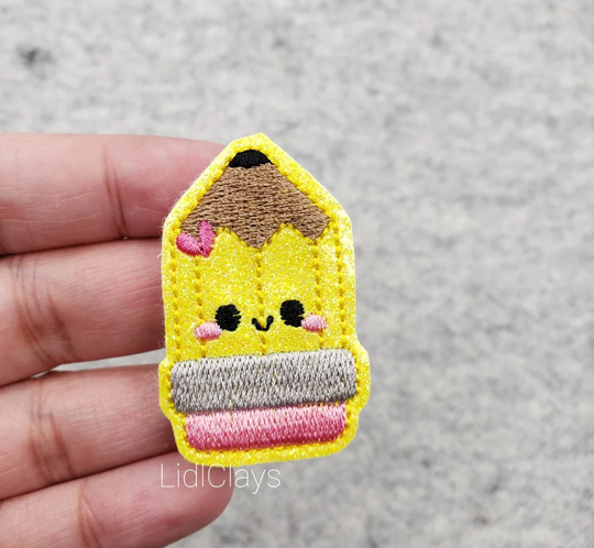 Pencil Felties| School Felties | Set Of 4 Or 8 Uncut