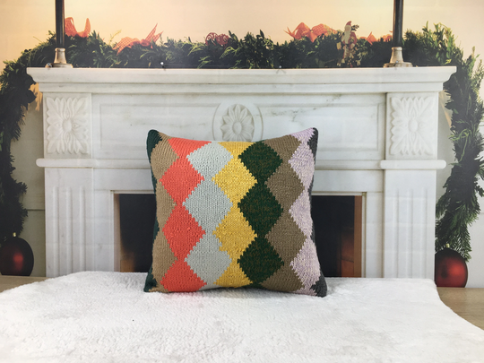 Basic Kilim Pillow, Home Decor Chair Corner 16 X Antique Sofa Gothic Decorative Pillow, 4162