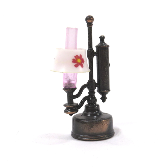 Vintage Miniature Metal Oil Lamp Pencil Sharpener