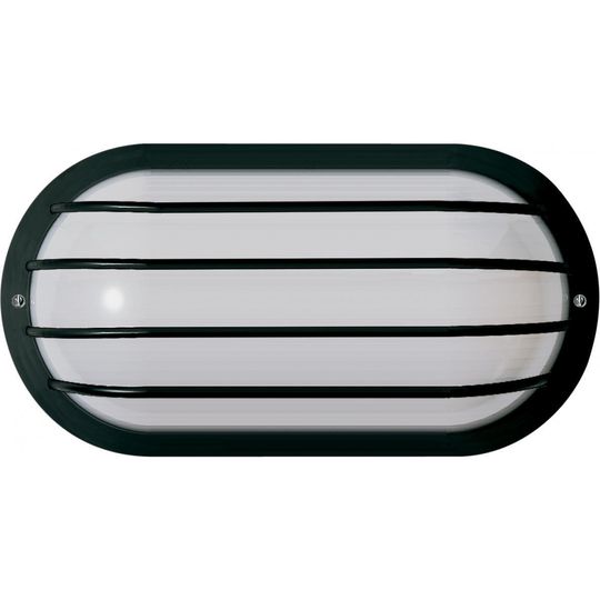 1 Light Poly Oval Cage Wall/Flush