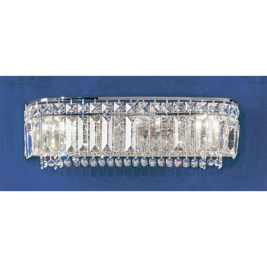 Classic Lighting 6" Crystal 3 Light Vanity from the Ambassador