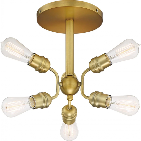 Faraday 6-Light Semi Flush BB