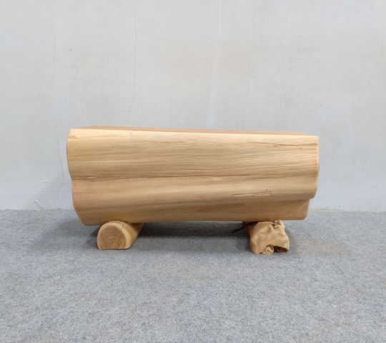 Hole - Teak Wood Table Bench Garden Furniture Live Edge