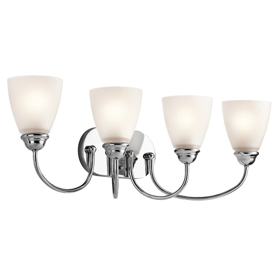 Kichler Lighting Jolie Collection 4-light Chrome LED Bath/Vanity Light