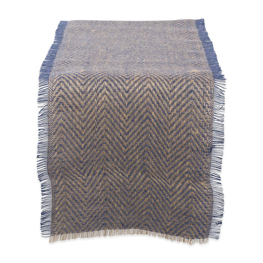 DII Chevron Burlap Table Runner