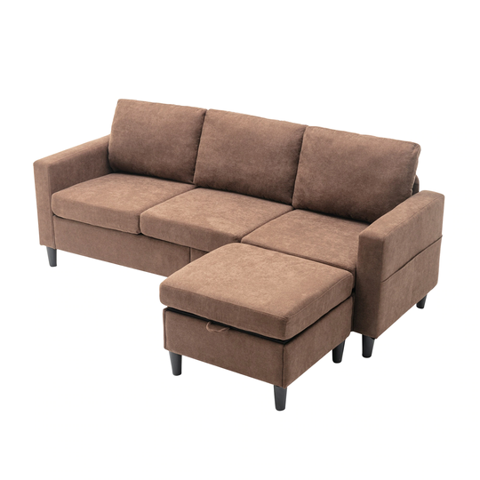 Yenna Sectional Sofa with Handy Side Pocket