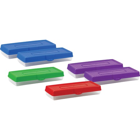 Storex Carrying Case Pencil, Pen, Scissors - Assorted Bright