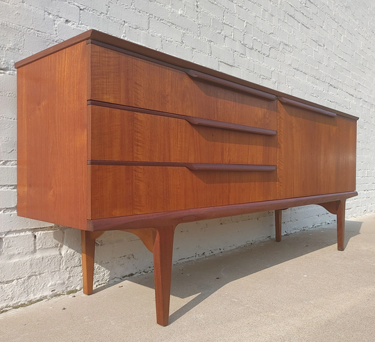 Mid Century Modern Teak English Sideboard