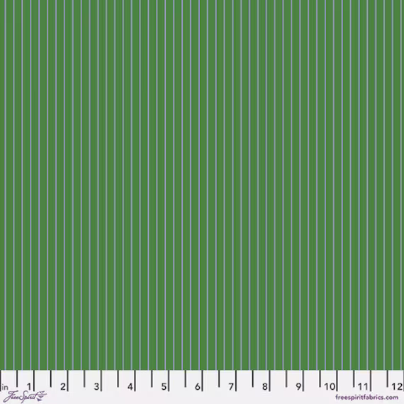 New Tula's True Colors - Fern Tiny Stripes By Tula Pink For Free Spirit Fabrics Sold By The Yard & Cut Continuous Ships Today