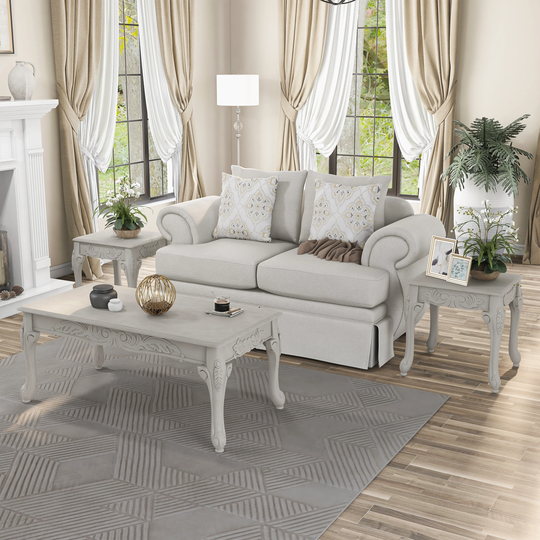 Furniture of America Diken 3-piece 48-inch Coffee Table and Side Tables Set