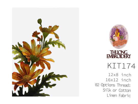 Kit 174 Hand Embroidery More 30% Threads