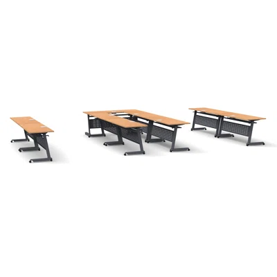 17 Person Training Meeting Seminar Tables Set