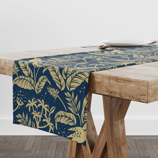 Table Runner Sandy Midnight | Unique Design Decor High Quality Textile & Print Made in Eu