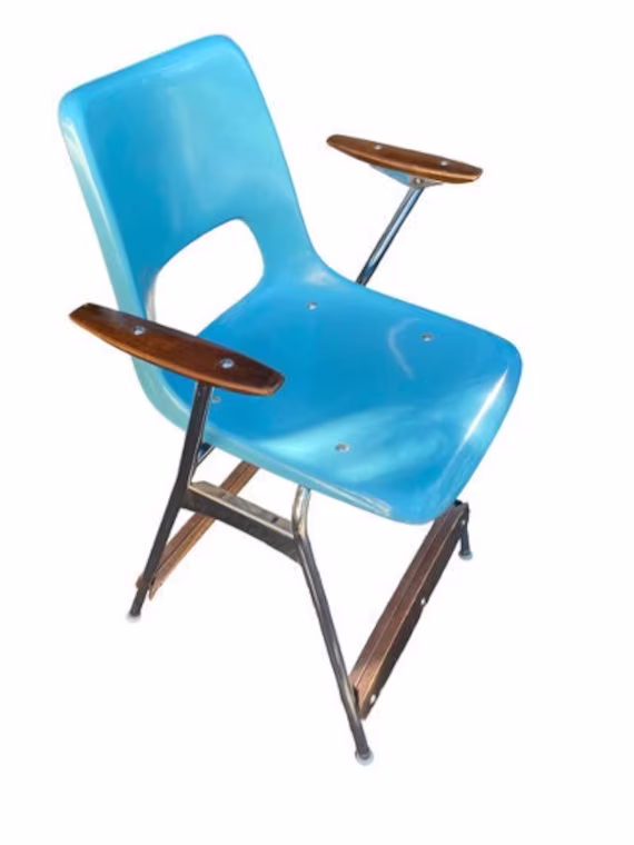 Brunswick Pool Hall Spectator Chair Midcentury Rare Find