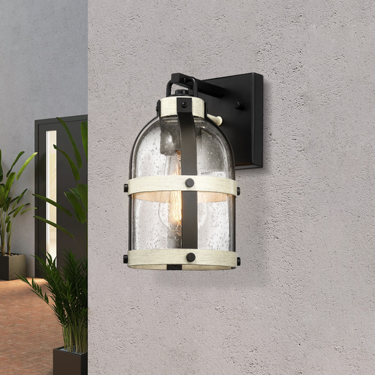 Sigurd WPCB-1L Pirates of the Caribbean Outdoor Black Wall Light - 1-LIGHT