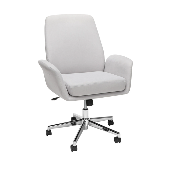 OFM Modern Fabric Upholstered Office Chair, Cushioned Arm Chair