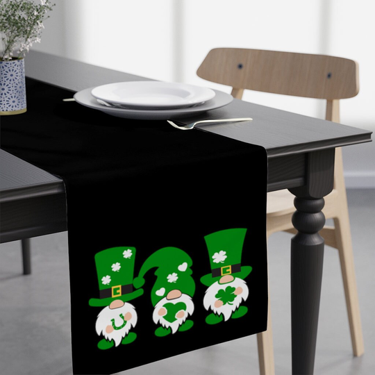 st Patricks Day Table Runner/Gnome Decor