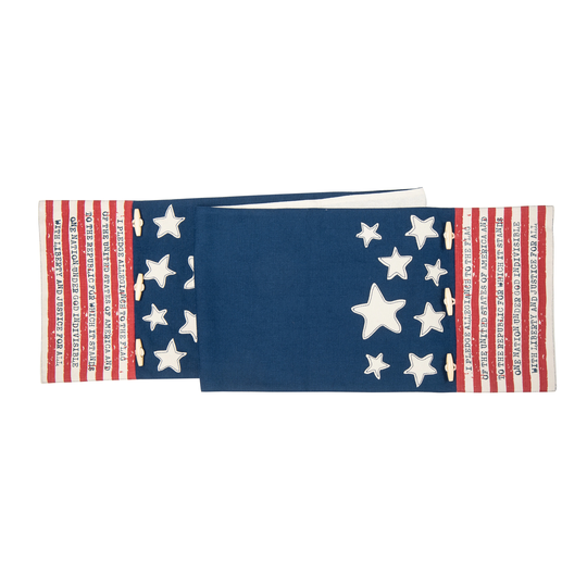 Patriotic Flag Table Runner