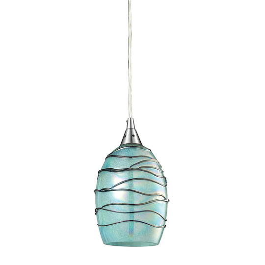Elk Lighting Vines 1-light Satin Nickel Pendant
