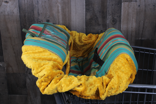 Shopping Cart Cover. High Chair Serape Boy Girl Cover