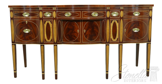 53346Ec Kindel Winterthur Collection Inlaid Mahogany New York Sideboard