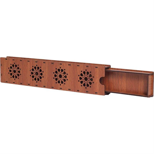 Karin Wooden Pencil Holder | Calligraphy Pen Sets Traditional Patterned