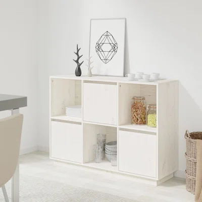 43.5" Wide Pine Solid Wood Sideboard