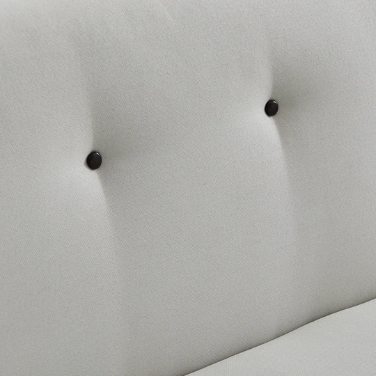 Linen 2 Seat Sofa Suitable for Any Decoration Style, Eucalyptus Wood Frame Rugged and Durable, Easy to Assemble