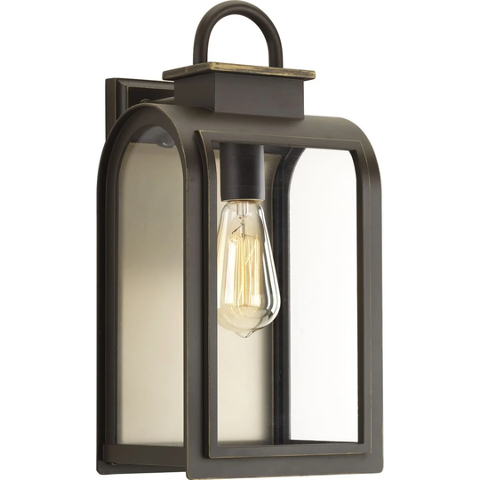 Refuge Collection One-Light Medium Wall Lantern - 19.250" x 11.120" x 11.120"