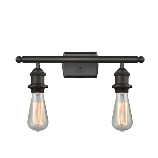 Innovations Lighting Bare Bulb 2 Light 16" Wide Bathroom Vanity Light