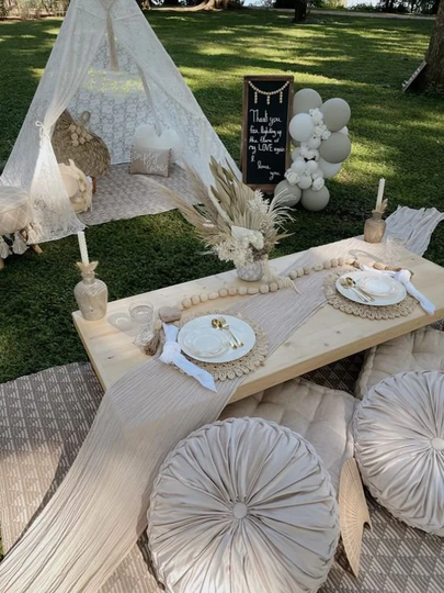 Wooden Table, | 28Inc - 48Inc Car Picnic Table, Folding Boho, Gift, Wood, Wood Table, Portable Table, Boho Table